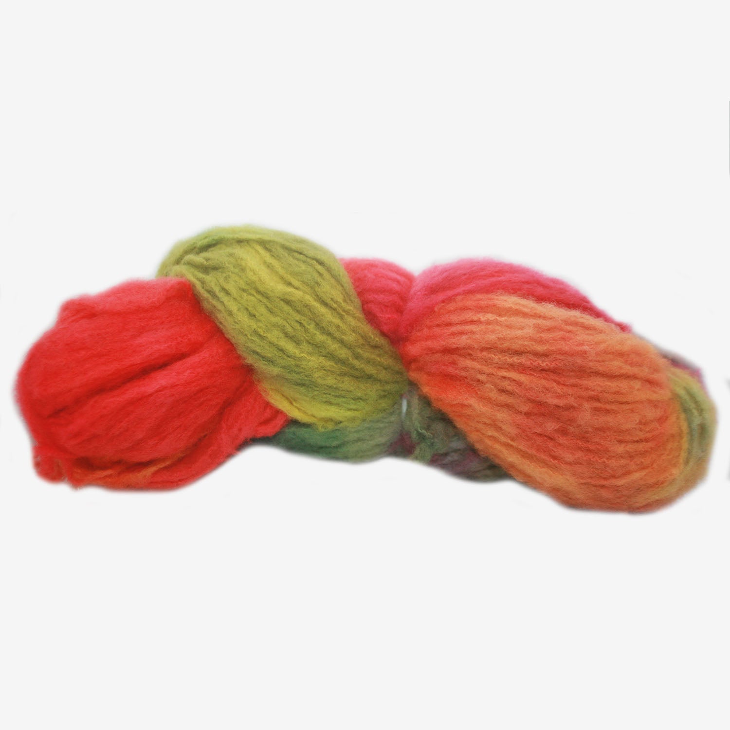 Nundle Hand Dyed Brushed Merino 100g cottage garden