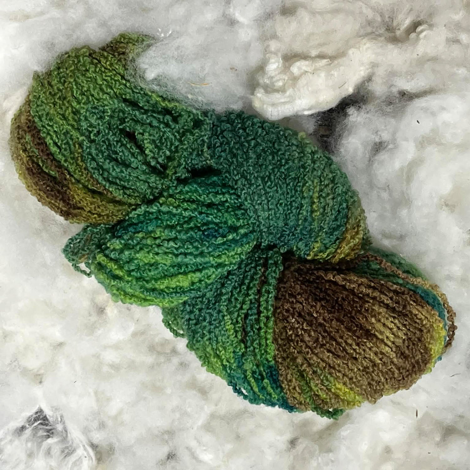 Nundle Hand Dyed Merino Boucle