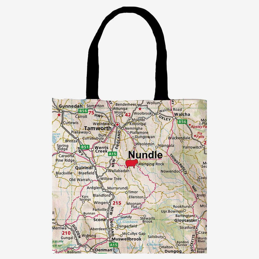 Tote Bag - Nundle Map
