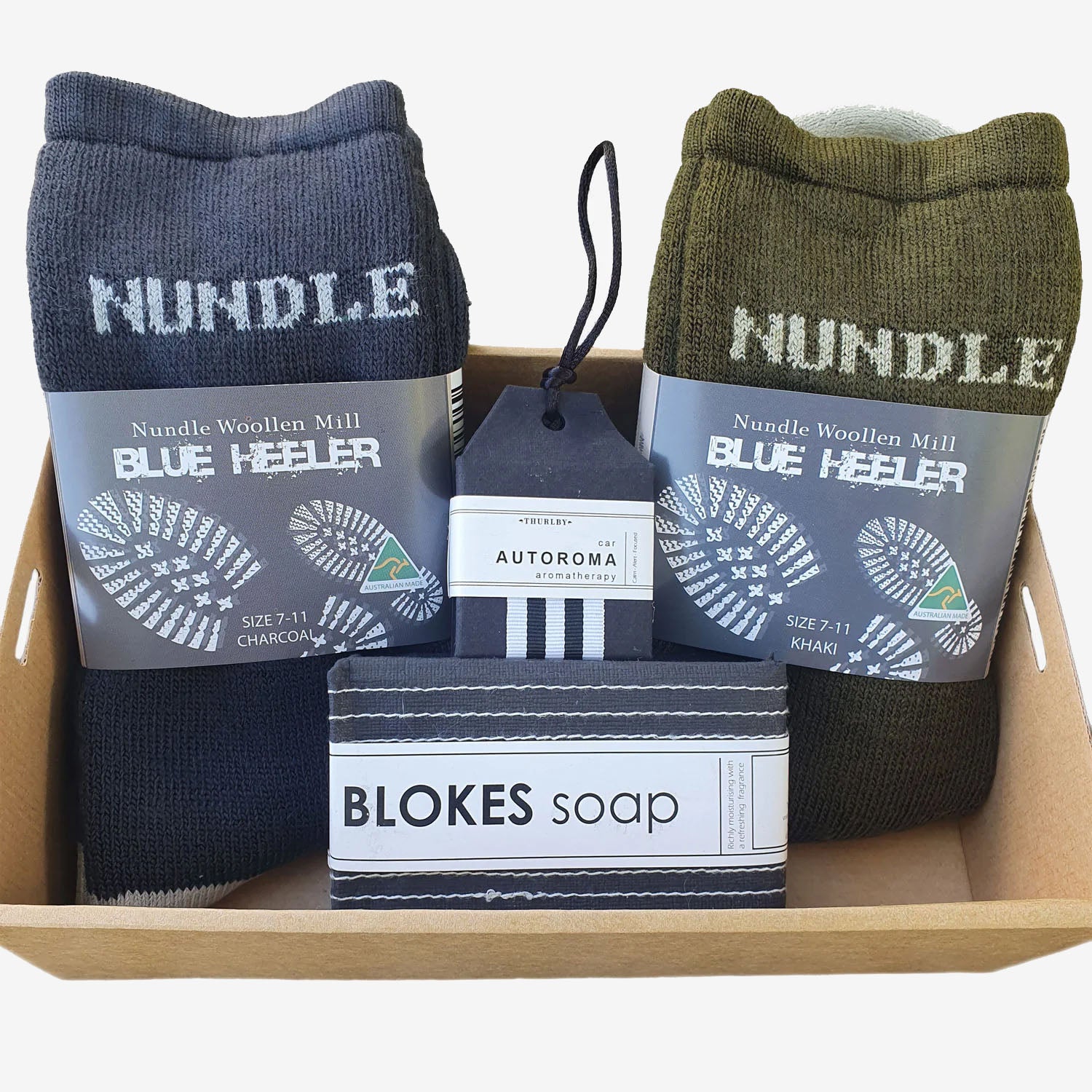 Nundle Woollen Mill Blokes Gift Pack