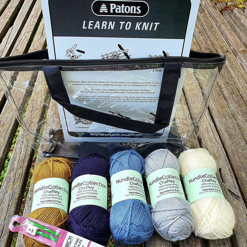 Nundle Woollen Mill Learn to Knit Kit Dapper