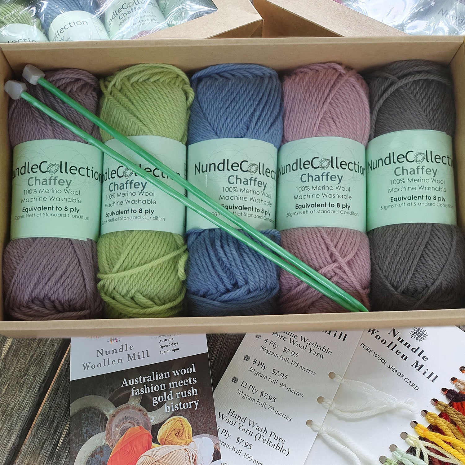 Nundle Woollen Mill Tempter Box Antique Annie