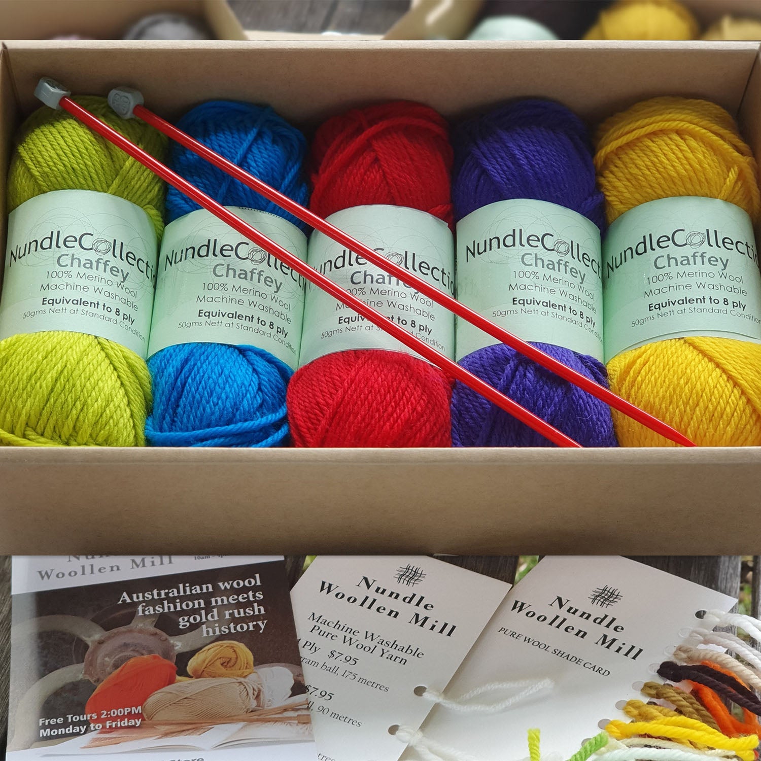 Nundle Woollen Mill Tempter Box Vivid Vivienne