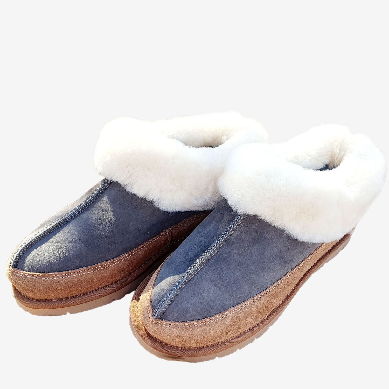 Nundle  Sheepskin  Slippers charcoal