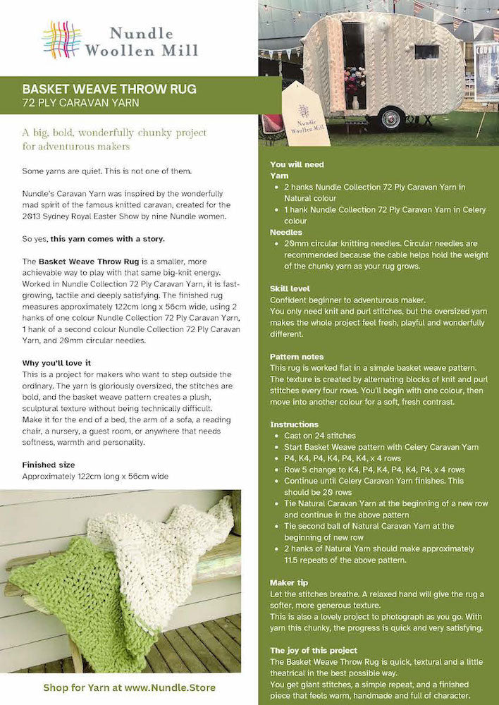 Free 72 Ply Caravan Yarn Pattern Book