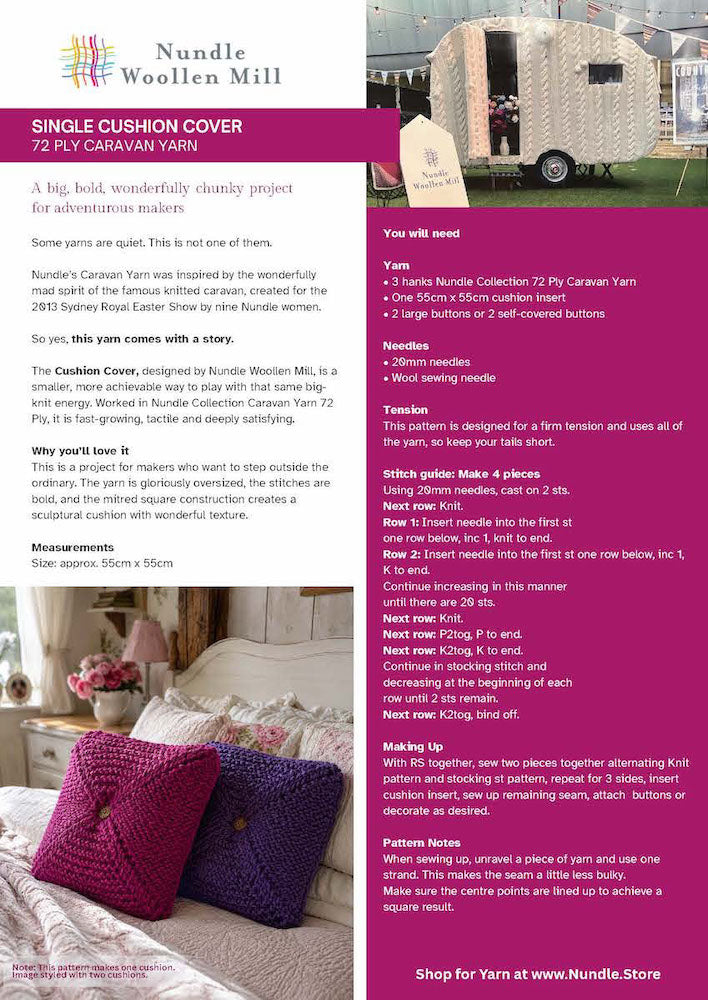 Free 72 Ply Caravan Yarn Pattern Book