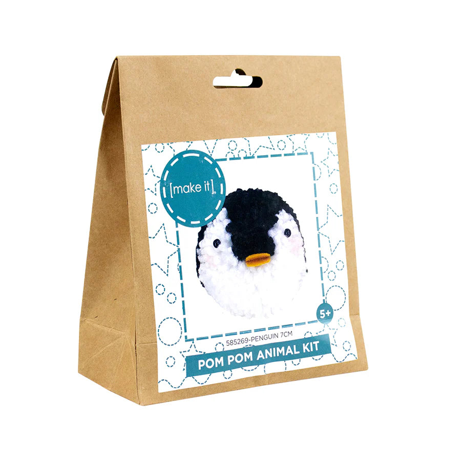 Make it Pom Pom Animal Kit penguin