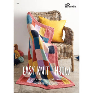 Panda Easy Knit Throw