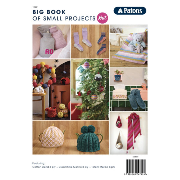 Patons Big Book of Small Projects Knit - Book 1322