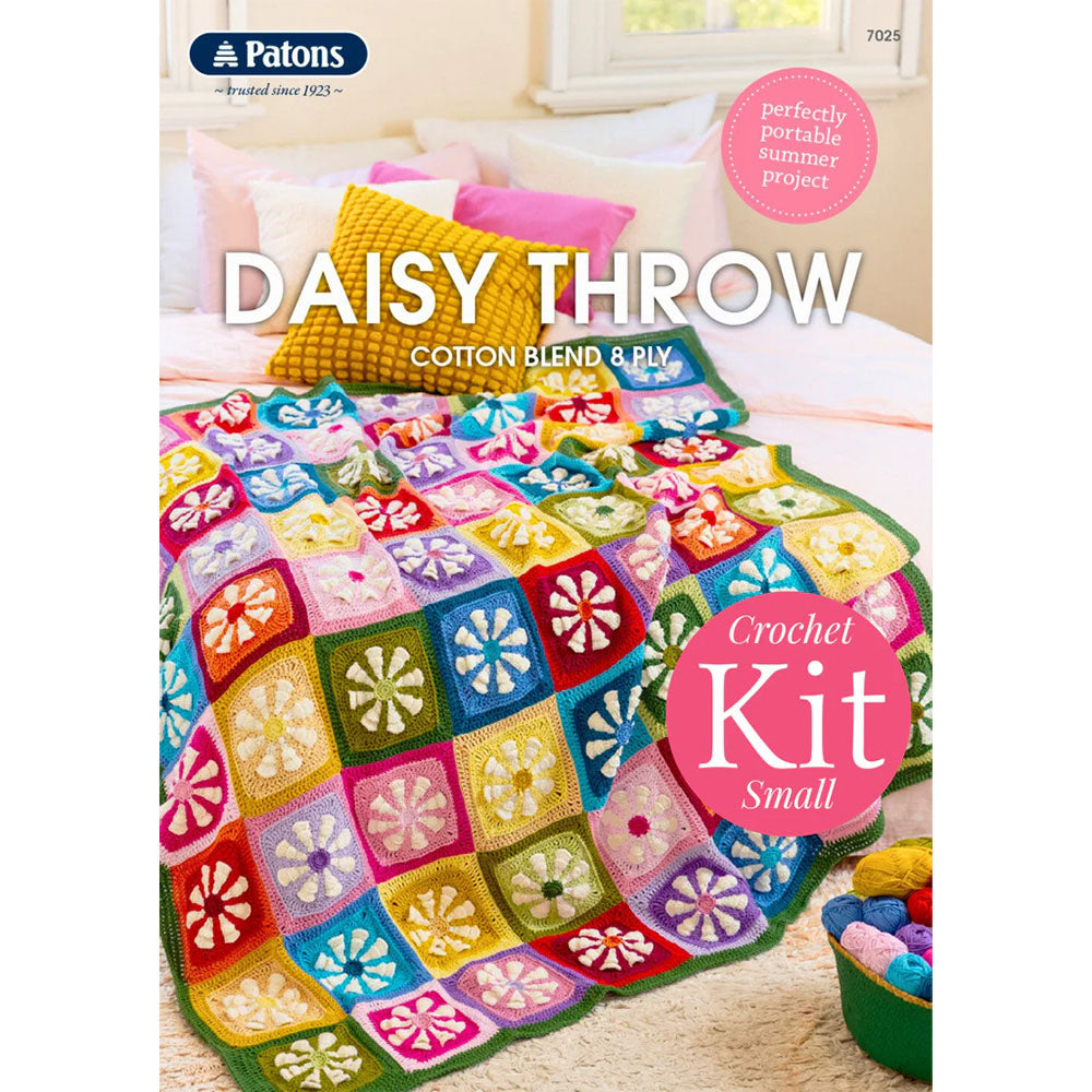 Patons Daisy Throw Pattern