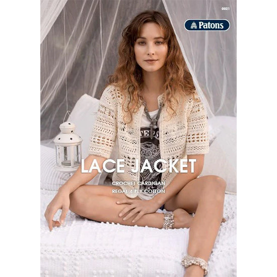 Patons Lace Jacket Pattern 0021