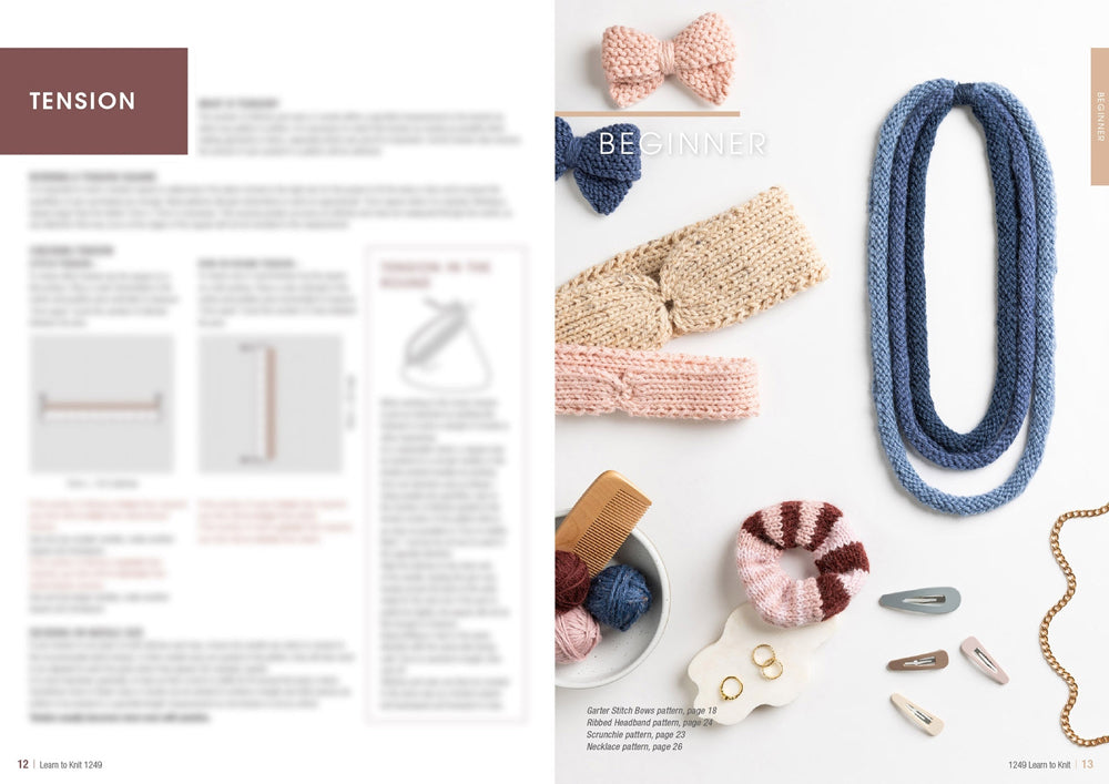 Patons Learn to Knit Book 1249 New Edition