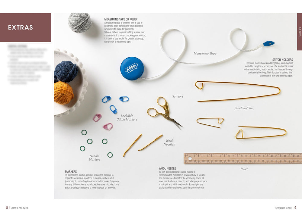 Patons Learn to Knit Book 1249 New Edition