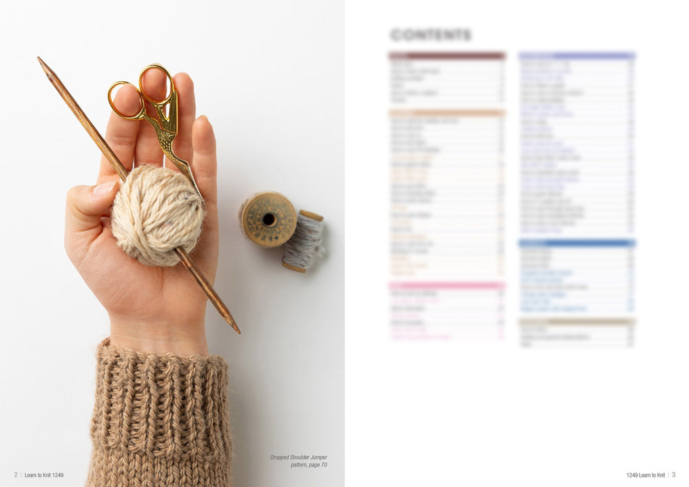 Patons Learn to Knit Book 1249 New Edition