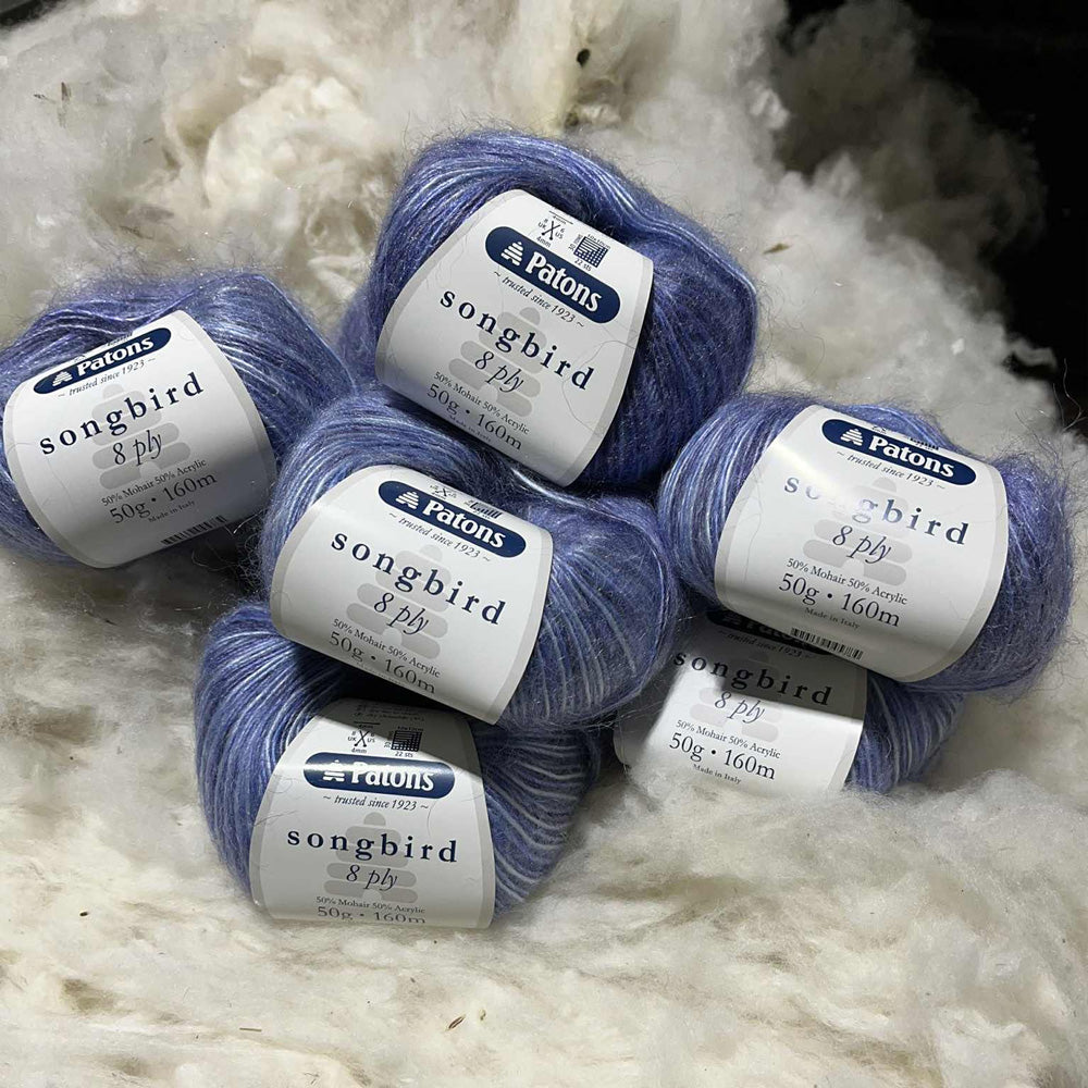 Patons Songbird 8 Ply Yarn Coastal Blue