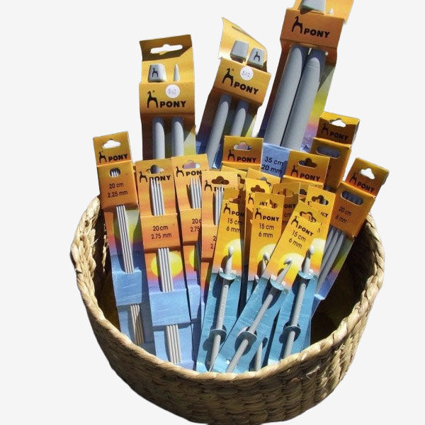 Pony Double Point Knitting Needles