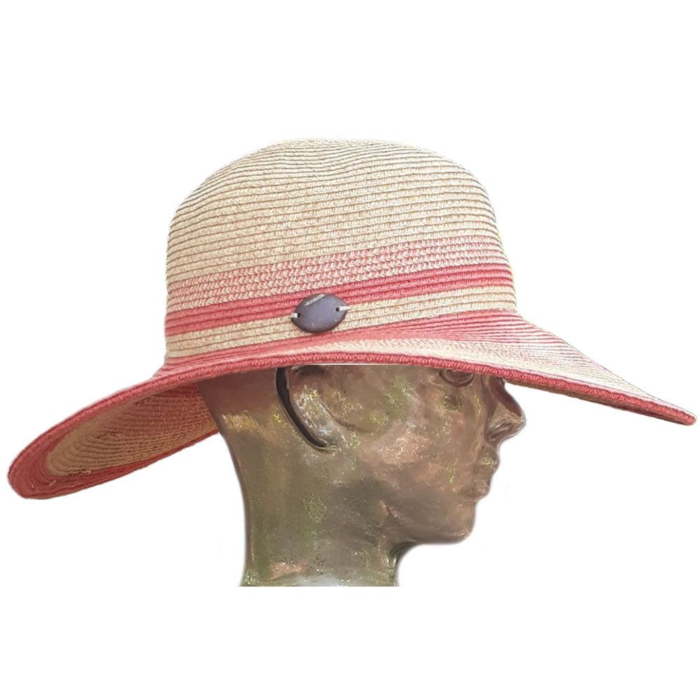 Poppi Paper Braid Wide Brim Sun Hat