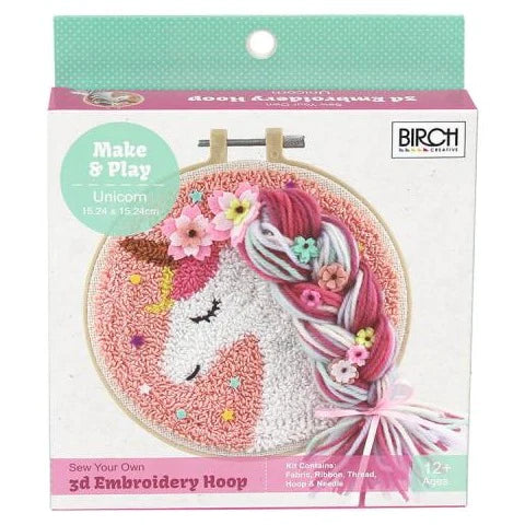 Birch Make & Play 3D Punch Needle Embroidery Kit