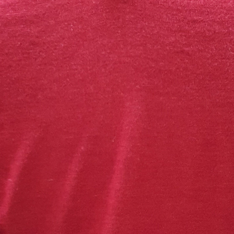 Ansett Extra Fine Merino Wool Vee Neck Jumper - Red