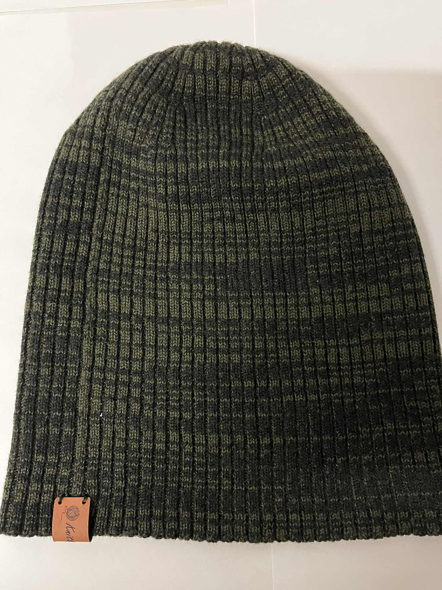 Knitted@Nundle Ribbed Melange Beanie