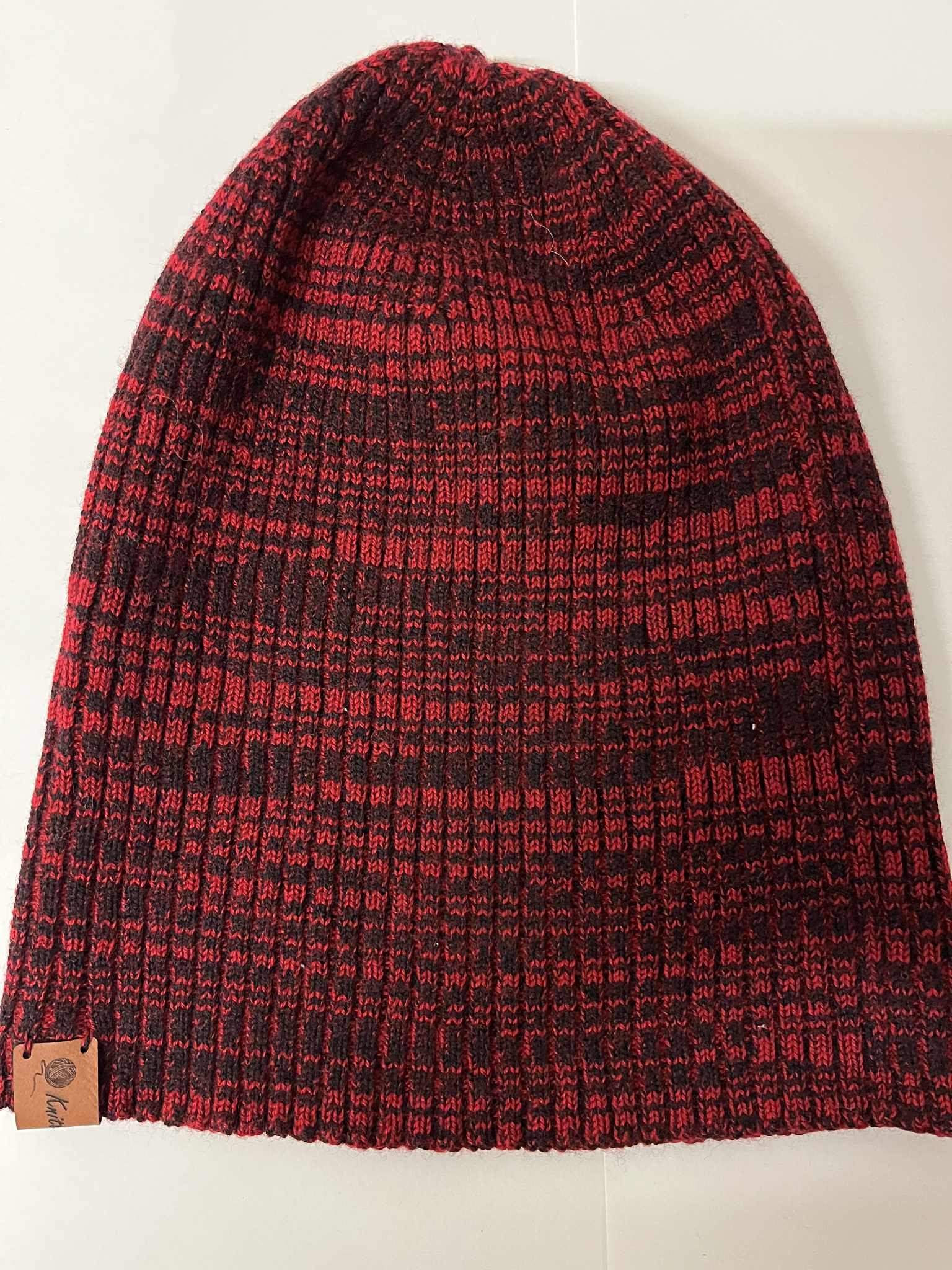 Knitted@Nundle Ribbed Melange Beanie