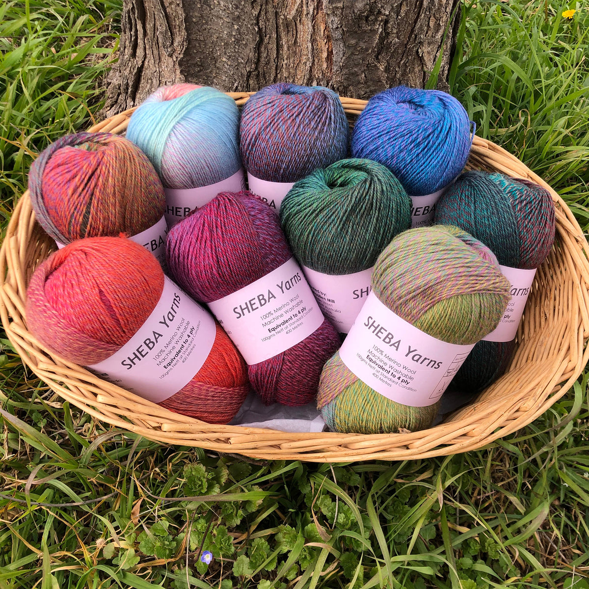 SHEBA Yarn - 4ply Superwash 100g