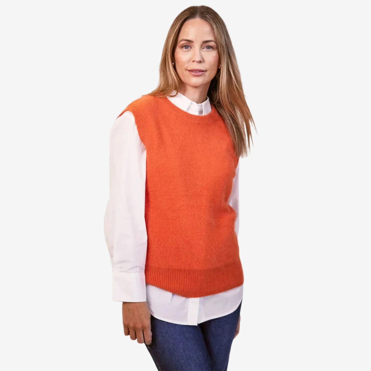 See Saw Angora Blend Vest