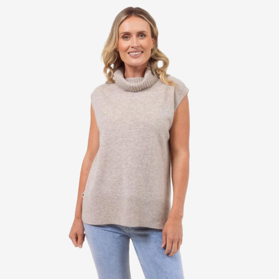 See Saw Roll Neck Vest