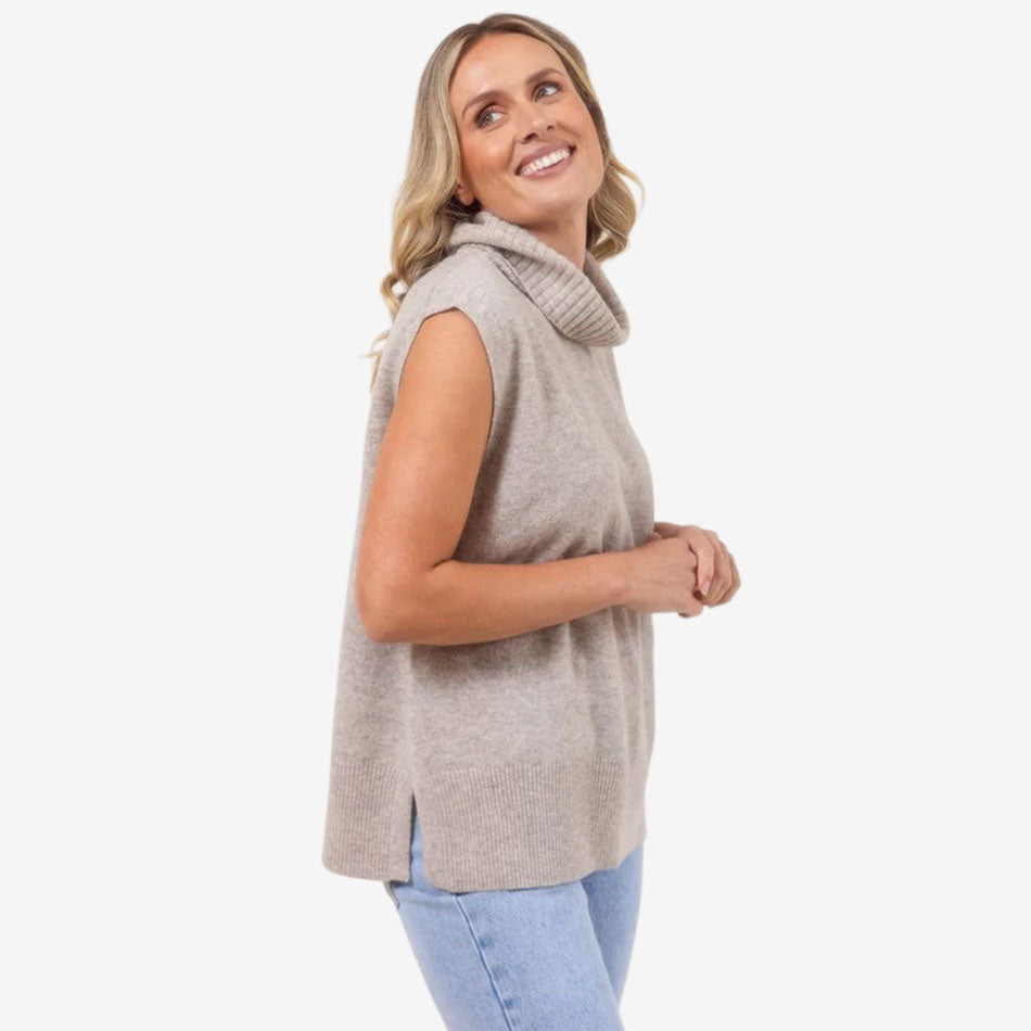 See Saw Roll Neck Vest