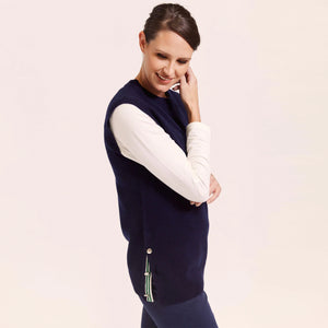 See Saw Side Button Merino Vest