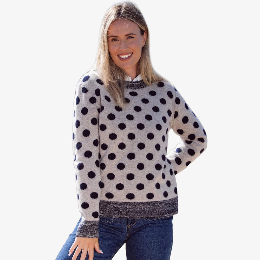 See Saw Luxe Merino Wool Spot Sweater