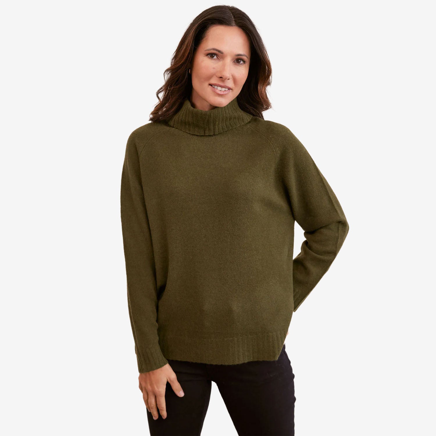See Saw 100% Merino Roll Neck Sweater