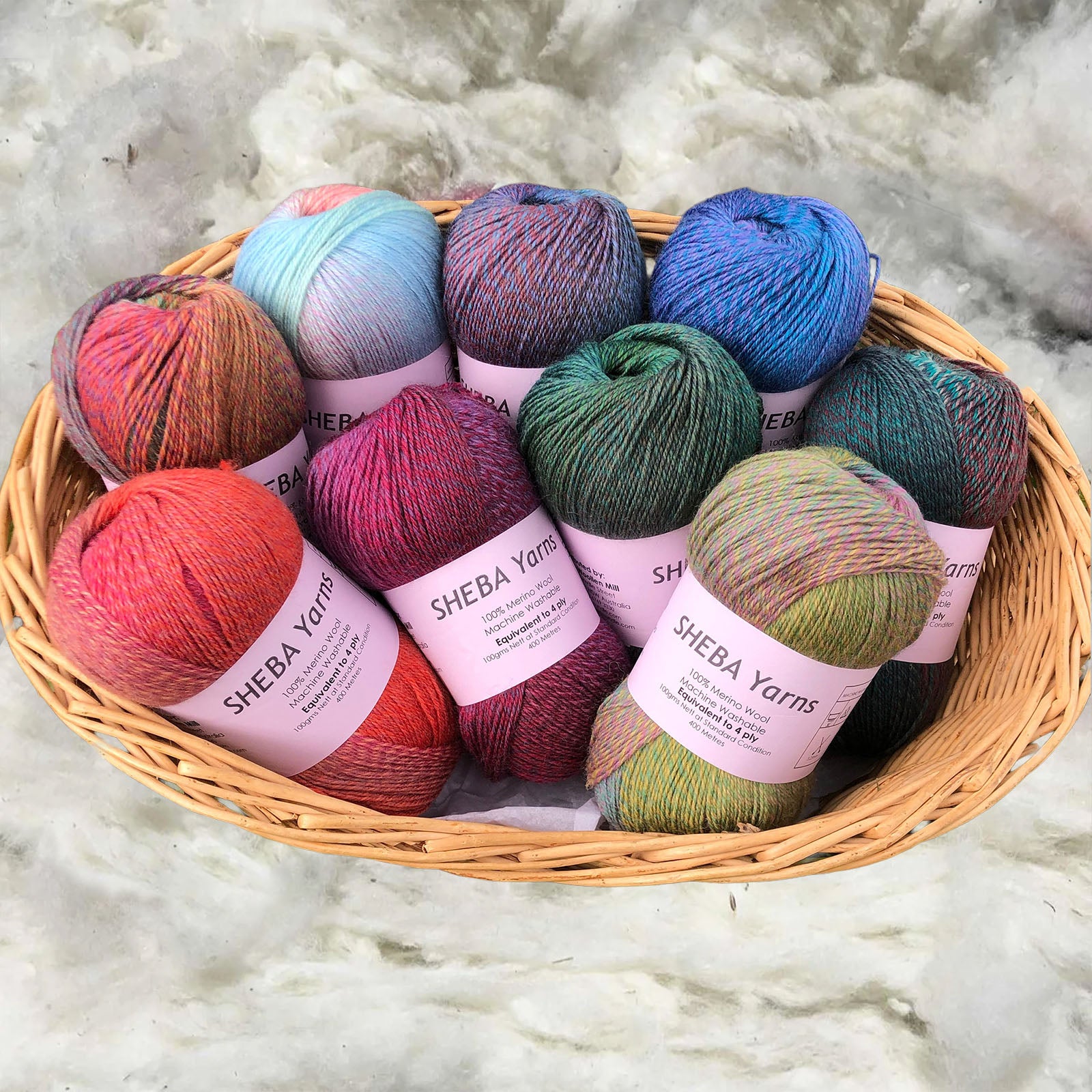 Sheba 4 Ply Superwash Yarn 100g