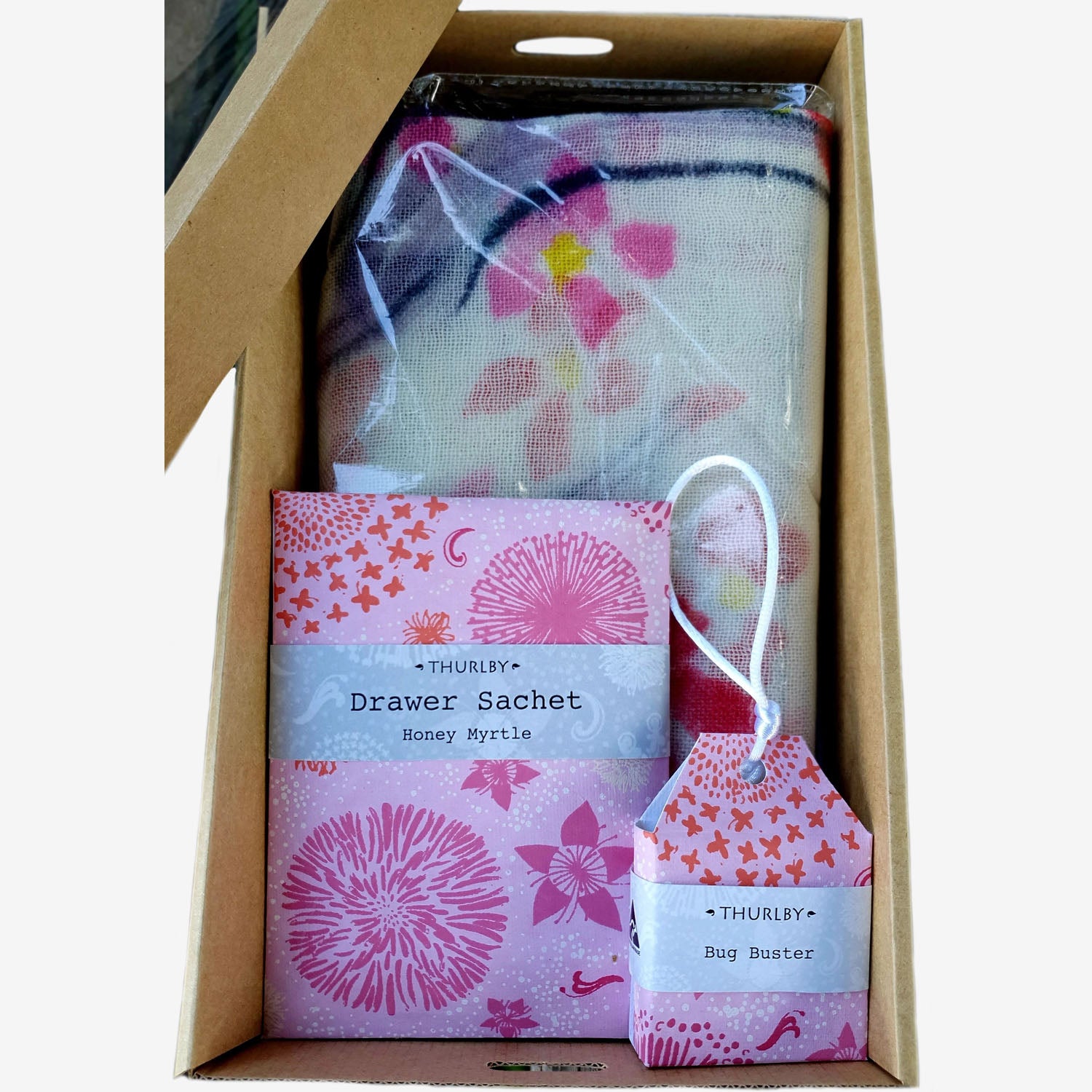 Sheer Bliss Gift Box - Painted Scarf Dark Purple