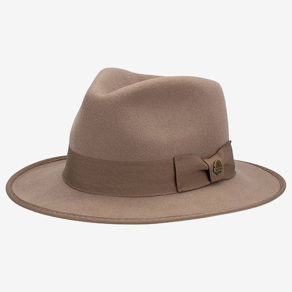 Snowy River Banjo Crushable Wool Fedora putty