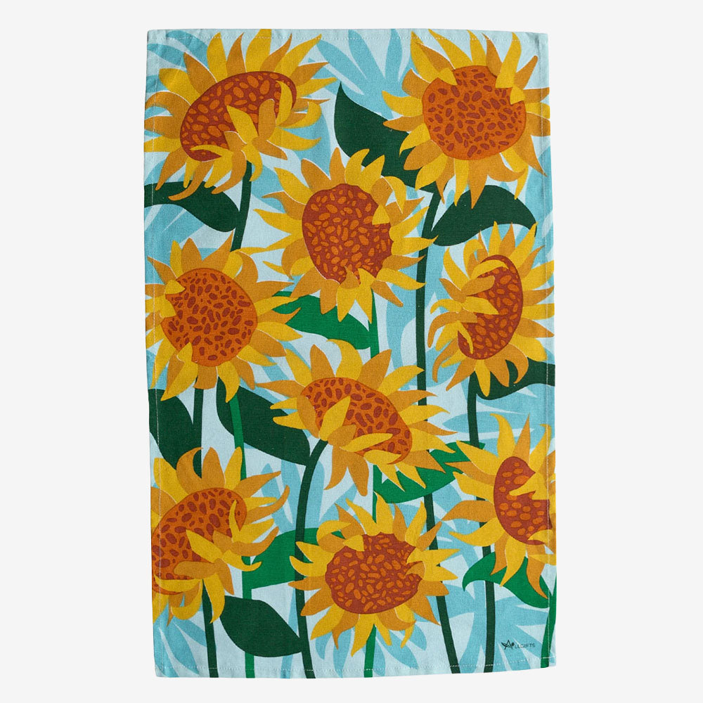 Sunflowers Tea Towel