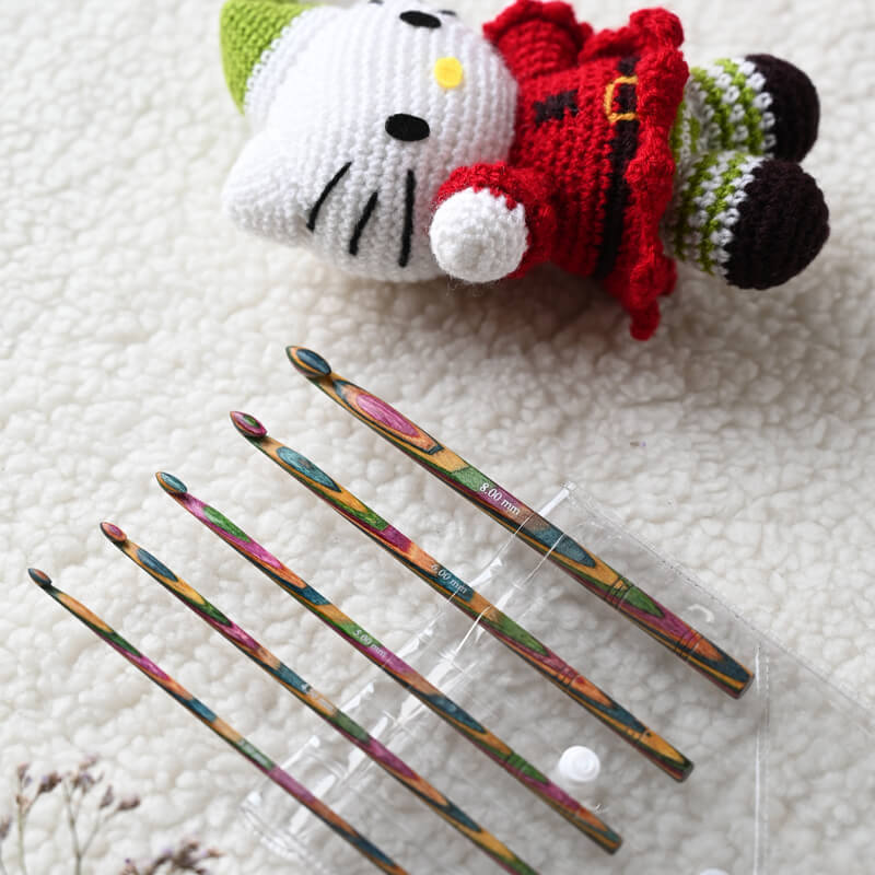 Knit Pro Symfonie Wood Crochet Hook Set of 5
