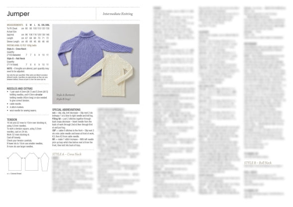Patons Symphony Jumper Pattern 0064