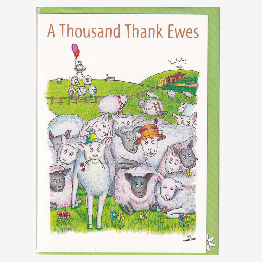 Thousand Thank Ewes Card