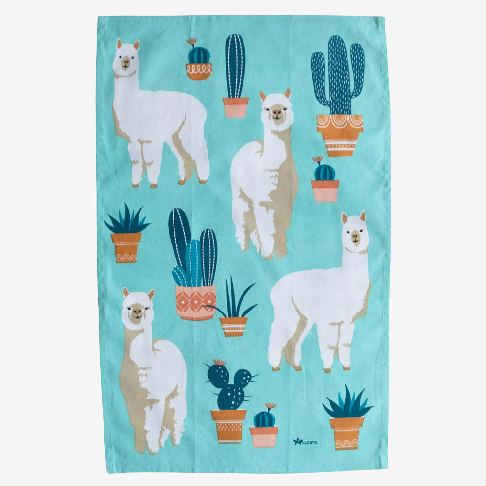 Tea Towel - Alpaca Print
