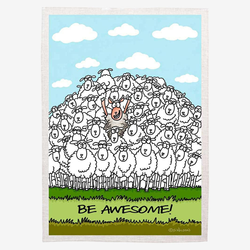 Tea Towel - Be Awesome