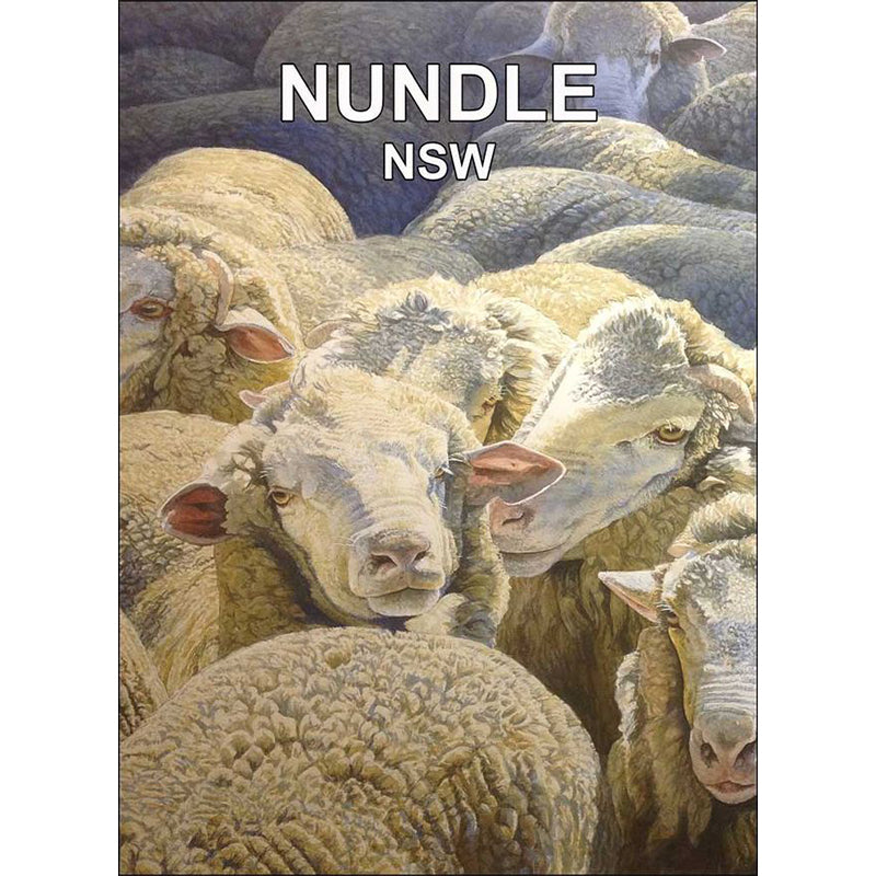 Tea Towel Nundle NSW Sheep