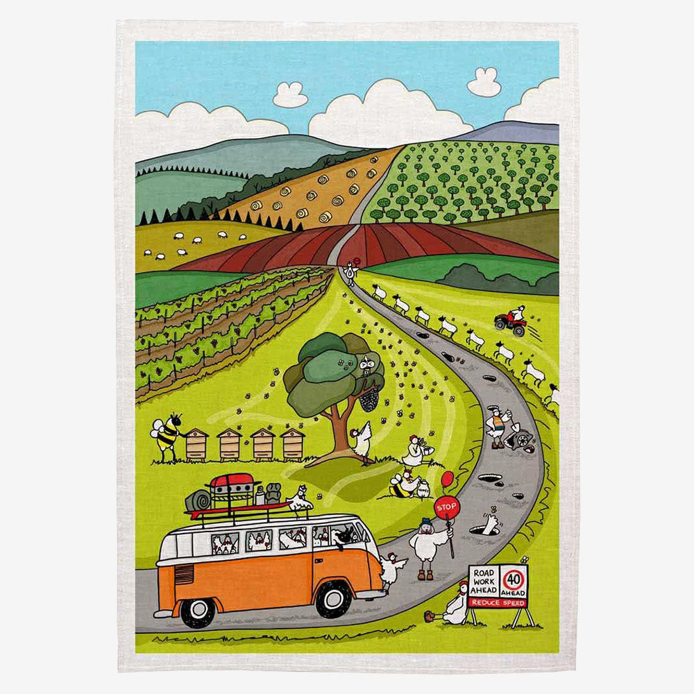 Tea Towel - Pot Holes