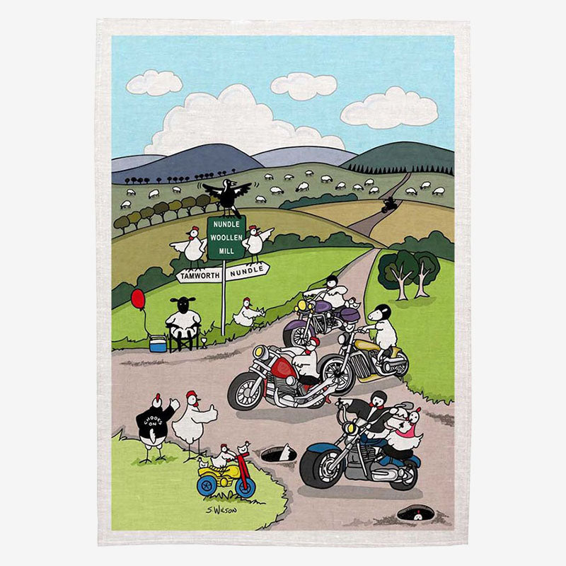 Tea Towel - Sign to Nundle