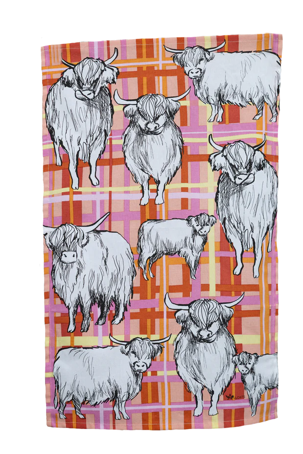 Tea Towel - Highlander Cow