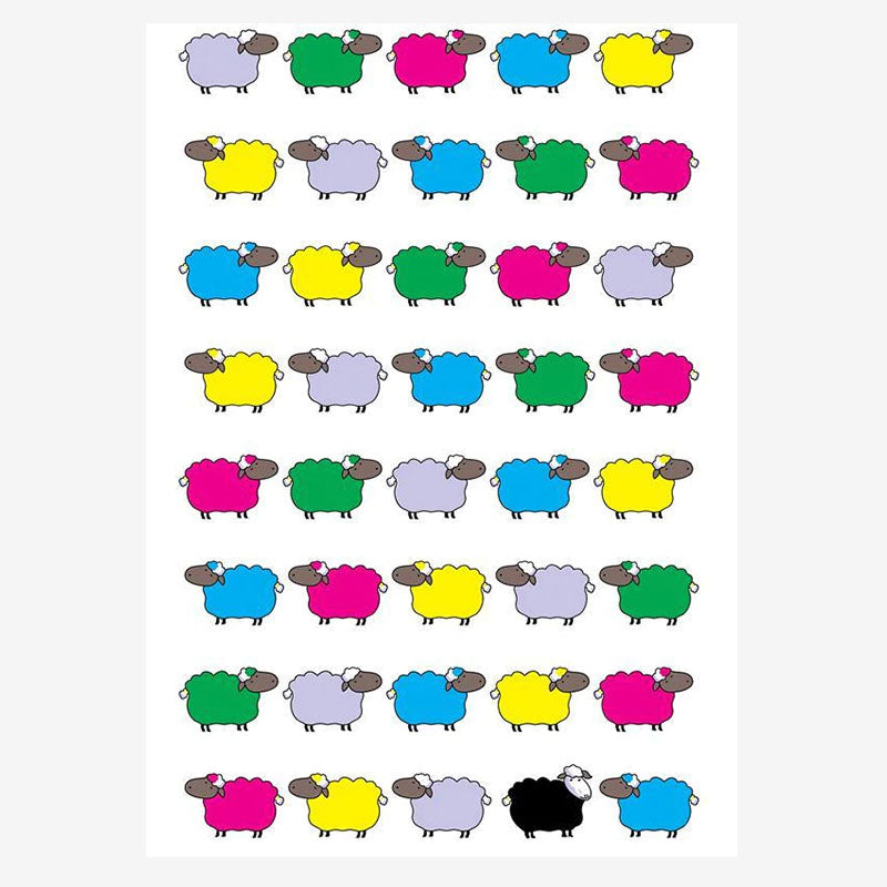 Tea Towel - Coloured Sheep