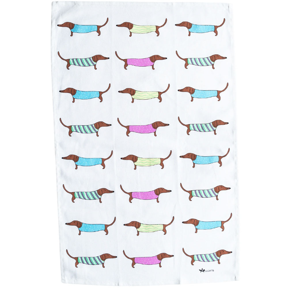 Tea Towel Sausage Dogs