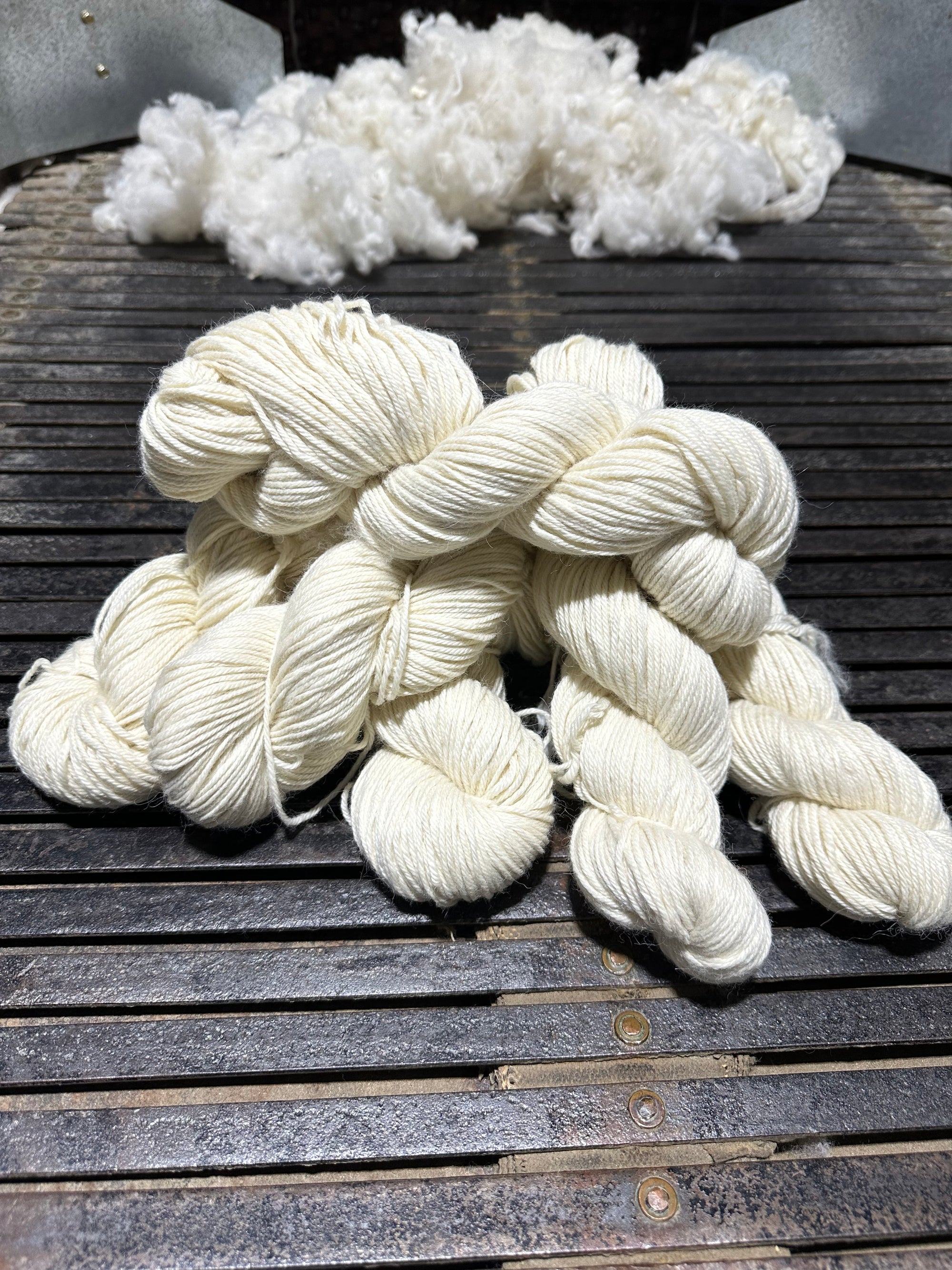 Nundle Undyed Baby Alpaca Yarn - Spin Weave Felt Dye - Nundle Woollen Mill