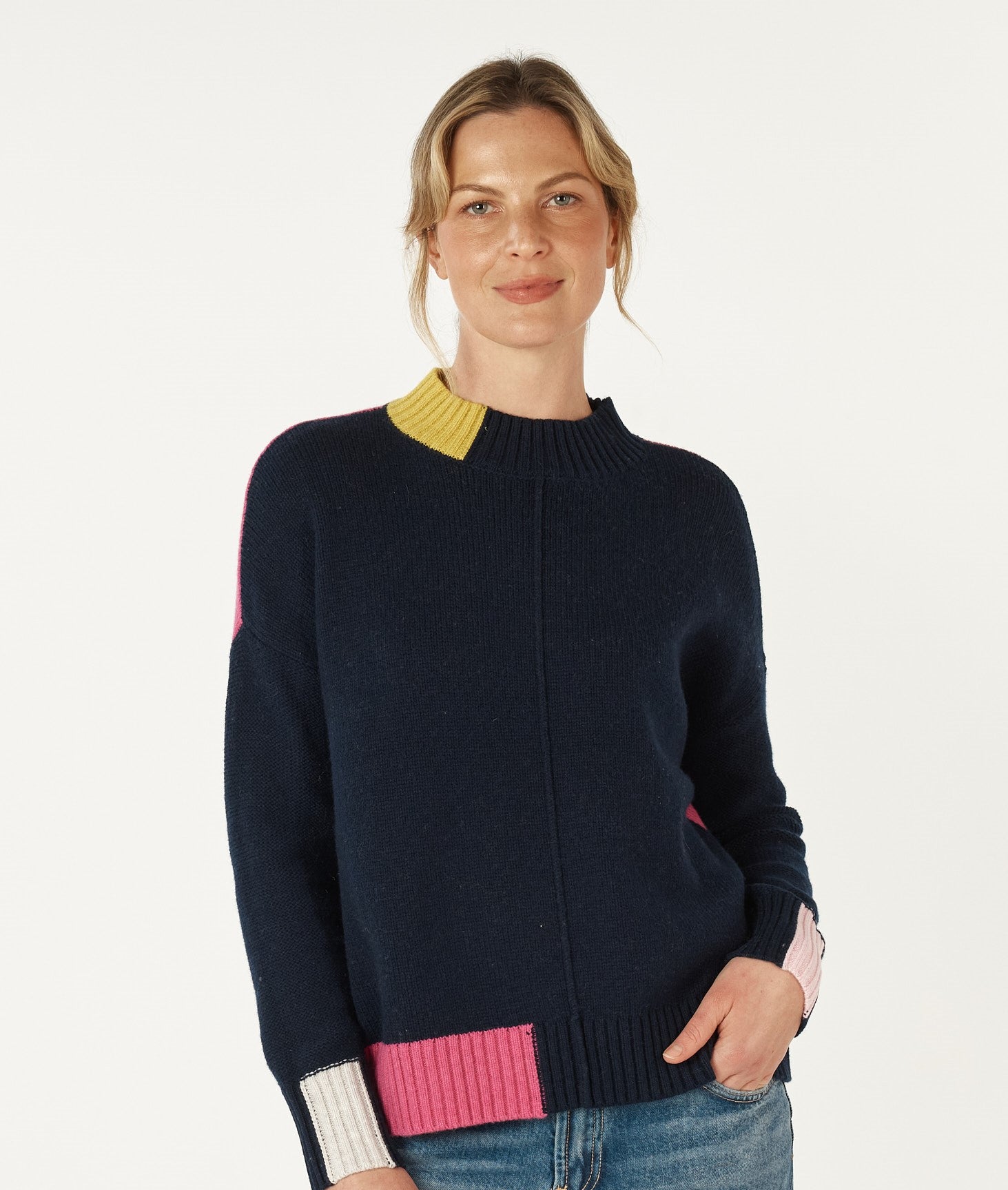 Z&P Colour Block Trim Jumper