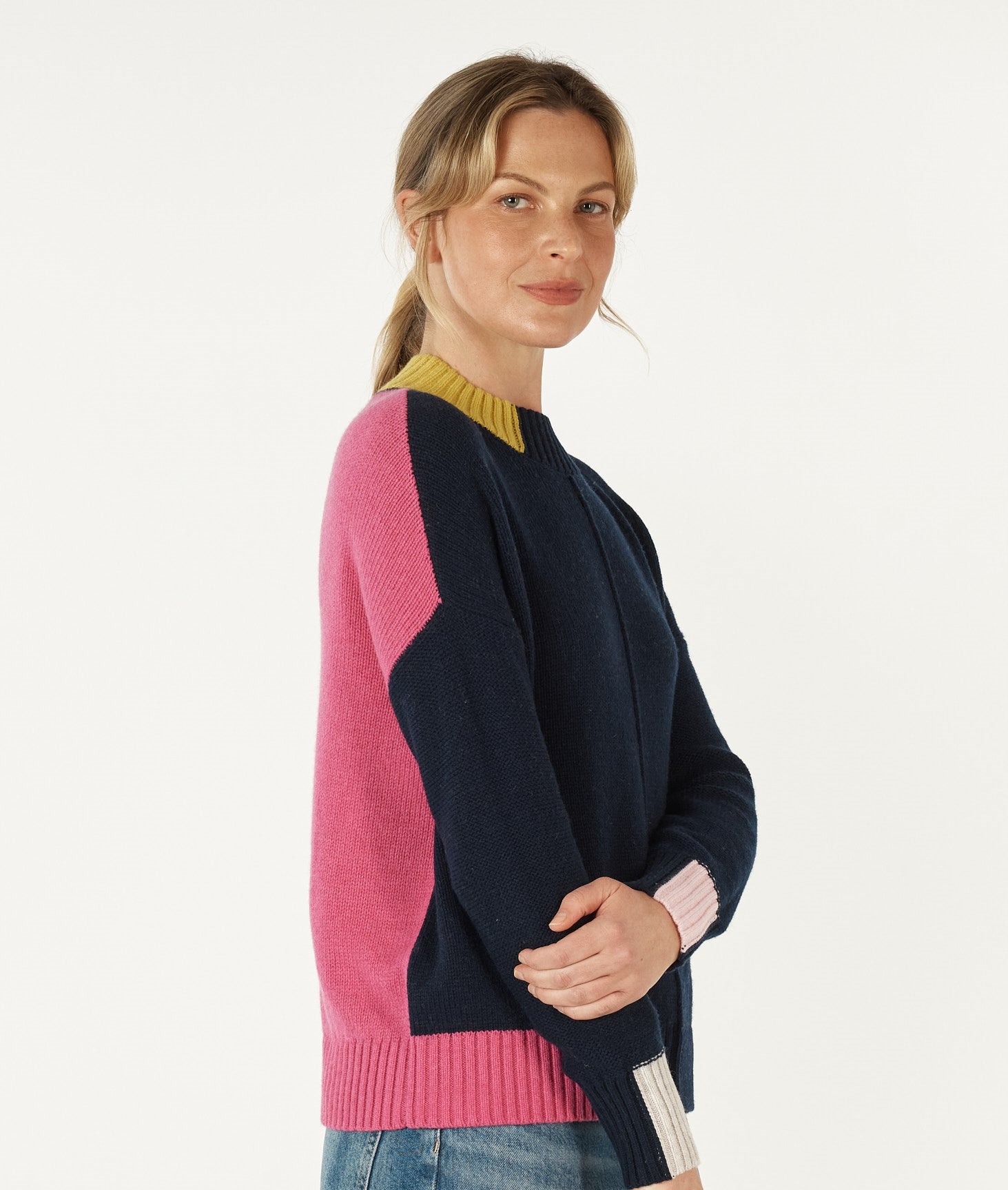 Z&P Colour Block Trim Jumper